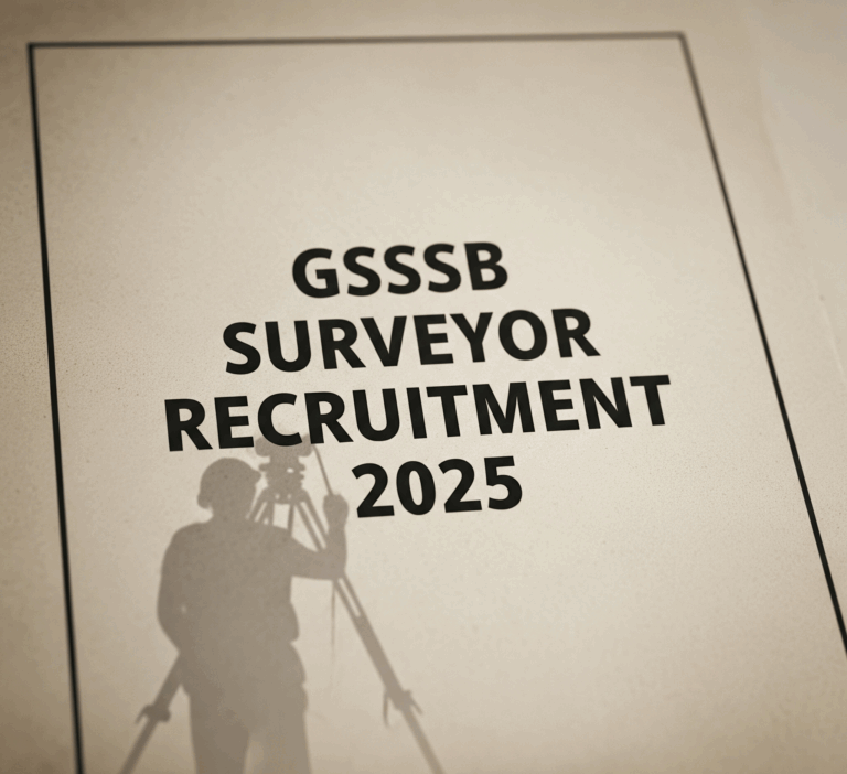 GSSSB Surveyor Recruitment 2025