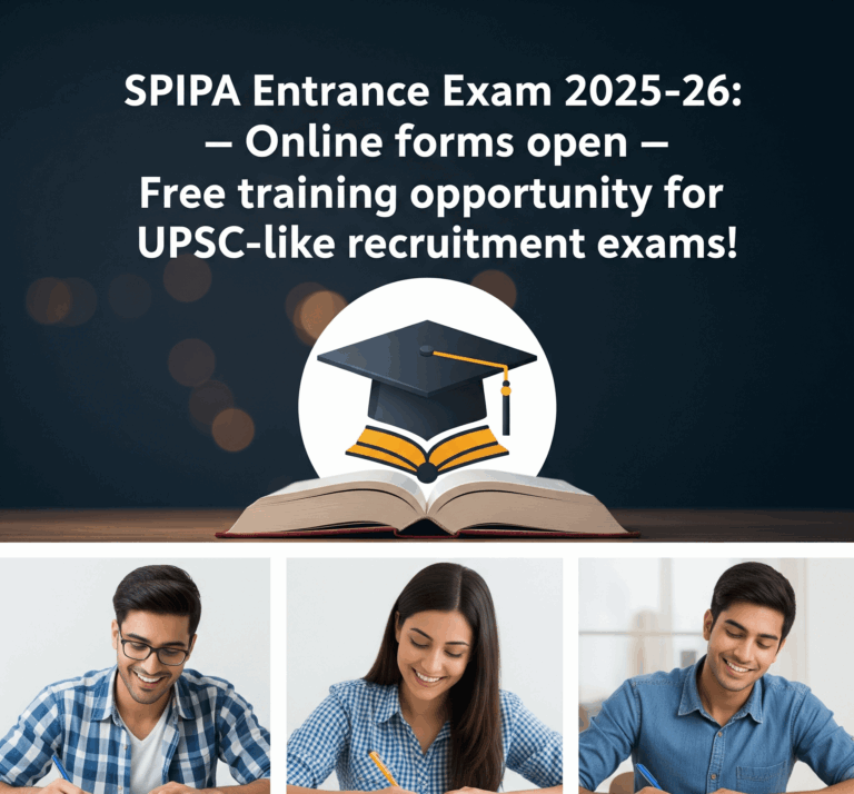 SPIPA Entrance Exam 2025-26